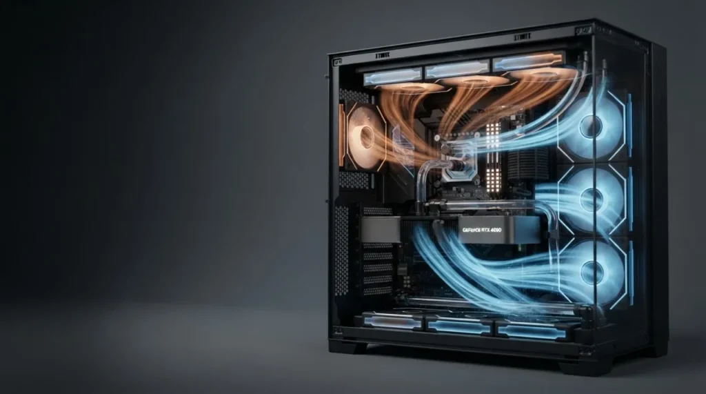 PCの排熱・エアフローとは？ケース内の空気の流れと冷却基礎